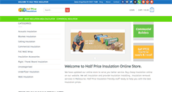 Desktop Screenshot of halfpriceinsulation.com
